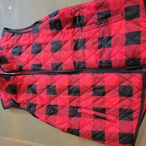 Coldwater creek vest buffalo plaid